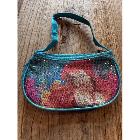 Disney Other - Disney Little‎ Mermaid Sequin Purse Girls Kids Handbag